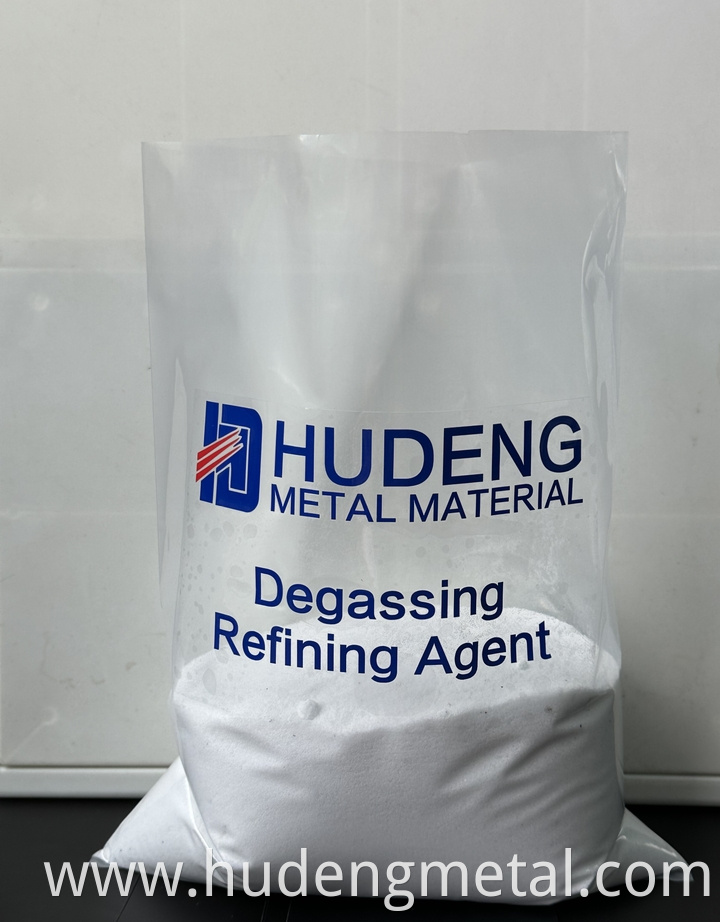 Degassing refining agent